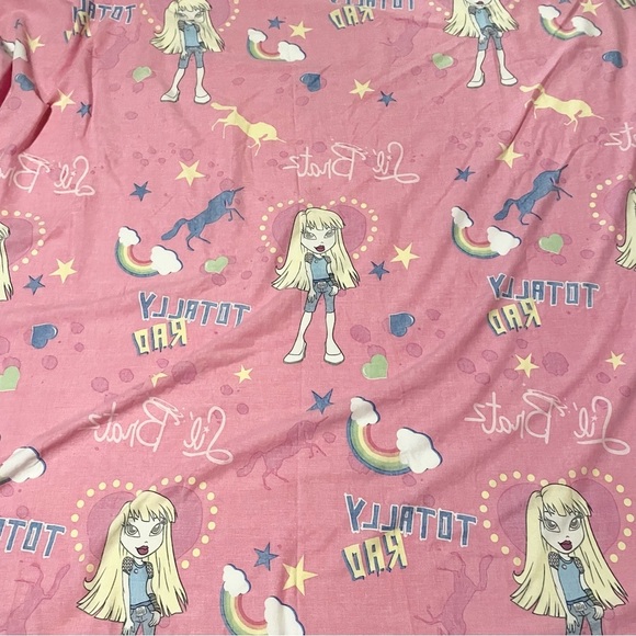 Lil' Bratz Doll Single Bed Flat Sheet - Picture 11 of 16